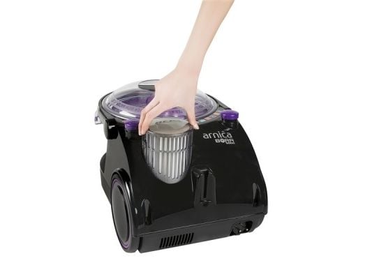 Arnica ET11133, 850 W, Sylindervakuum, Tørr, Uten pose, HEPA, Filtrering