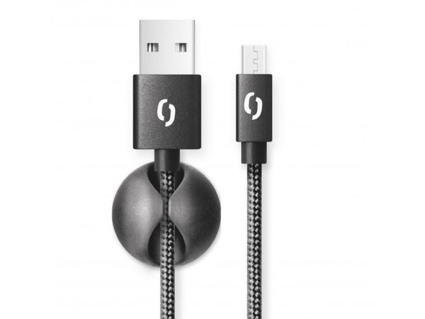 Alligator DATKP16 USB-kaapeli 2 m USB A Micro-USB B Musta