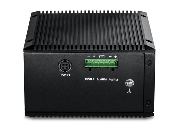 TRENDnet TI-BG5091 - Version v1.0R - switch - industriell - 8 x 10/100/1000/2.5G (PoE++) + 1 x 1 Gigabit / 10 Gigabit SFP+ - DIN-skinnemonterbar, v...