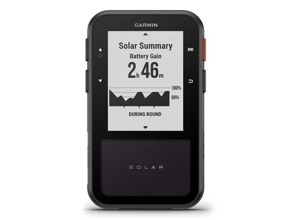 Garmin Approach G20 Solar, Personlig, Søker, Sort, Rød, Støvtett, Vanntett, IPX7, 5,59 cm (2.2")