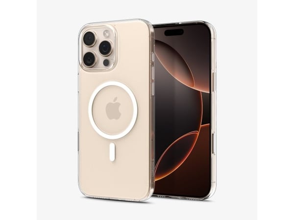 Spigen Thin Fit T (Mag Fit), Etui, Apple, iPhone 16 Pro, 16 cm (6.3"), Gjennomsiktig, Hvit
