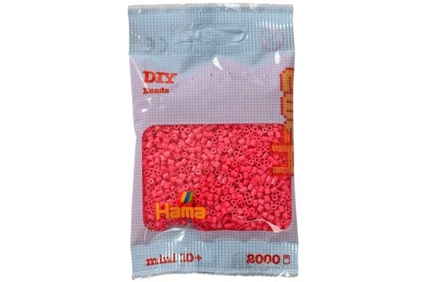 Hama mini perler 2000 stk rosa