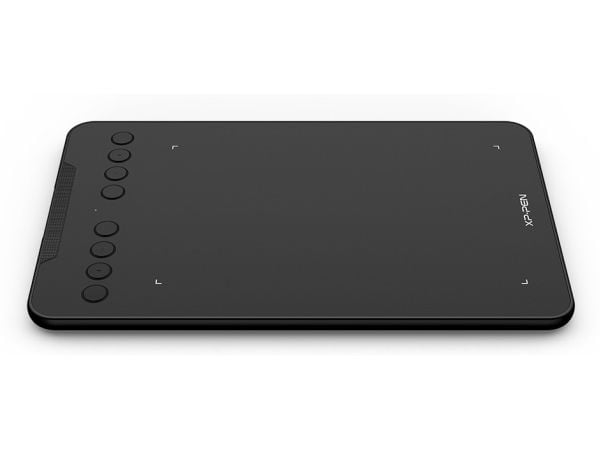XPPen Deco mini7 V2 Drawing Pad, Koblet med ledninger (ikke trådløs), 5080 Ipi, 177,8 x 111,1 mm, USB, 1 cm, Sort