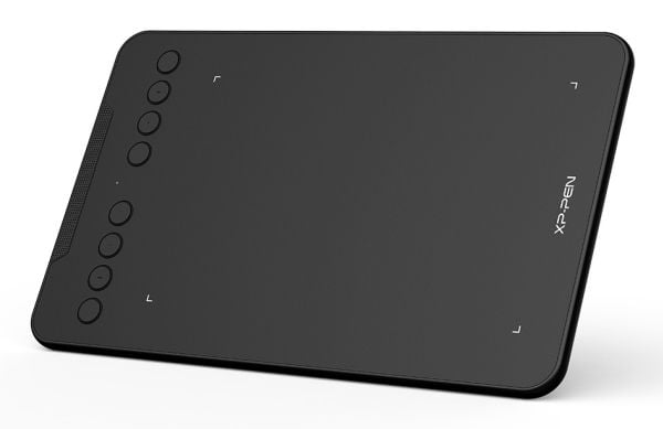 XPPen Deco mini7 V2 Drawing Pad, Koblet med ledninger (ikke trådløs), 5080 Ipi, 177,8 x 111,1 mm, USB, 1 cm, Sort