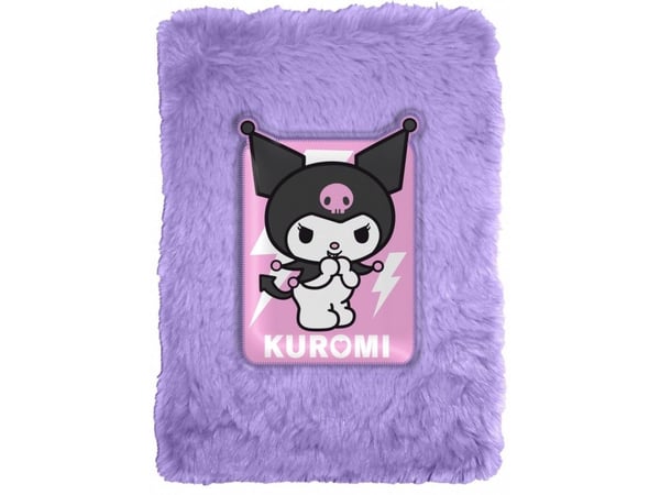 Notatbok/A5/Notes/pelsmyk/myk/Kuromi/lilla