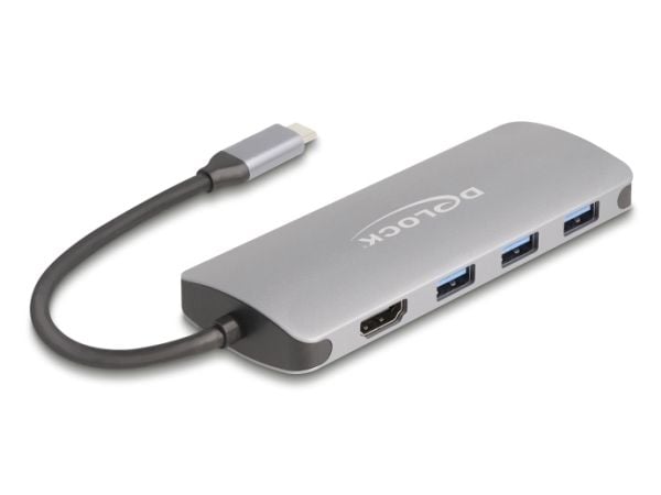 Delock - Dockningsstation - USB-C / Thunderbolt 3 / Thunderbolt 4 - HDMI
