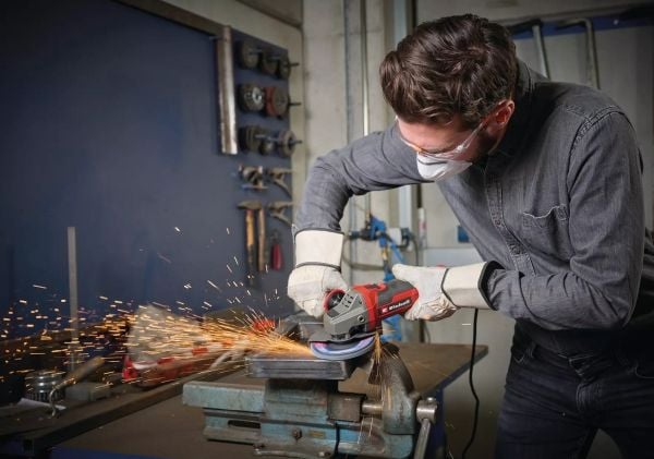 Einhell TE-AG 125/1010, 12000 o/min, 12,5 cm, vekselstrøm, 2,25 kg