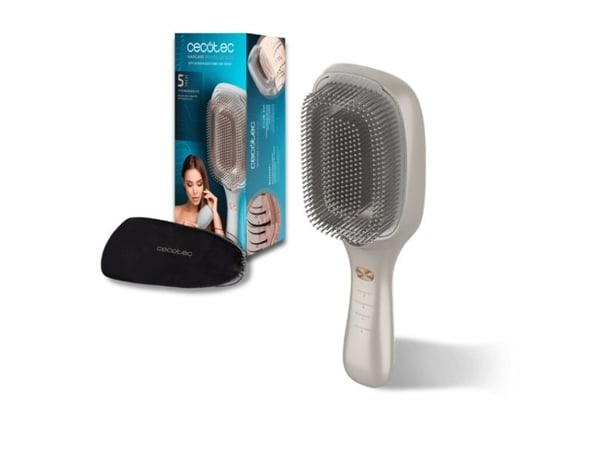 Cecotec HairCare Revitalize Champagne, Voksen, Padlebørste, Sjampagne, Monokromatisk, 1 stykker