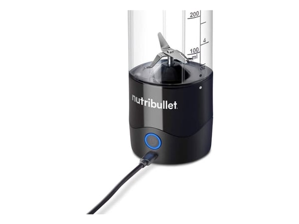 NutriBullet NBP003B, Kannettava blenderi, 0,475 L, Syke-toiminto, Jäänmurskaus, 0,4237 m, musta