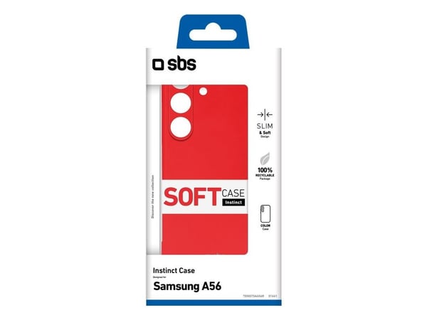 SBS TEINSTSAA56R, Etui, Samsung, A56, 16,8 cm (6.6"), Rød
