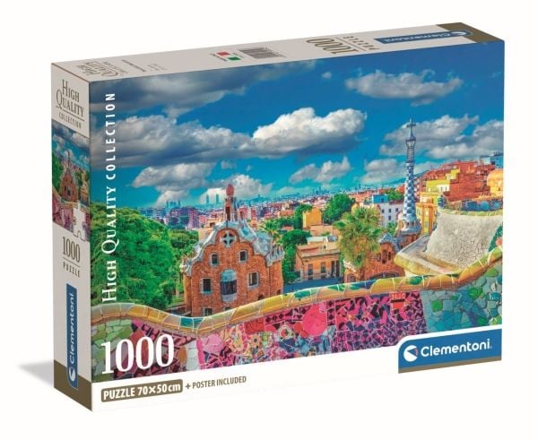 CLE puzzle 1000 Compact Park Gul Barcona 39954