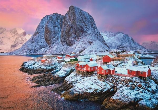 Clementoni 500 kpl CB HQC Hamnoy Village, 14 år