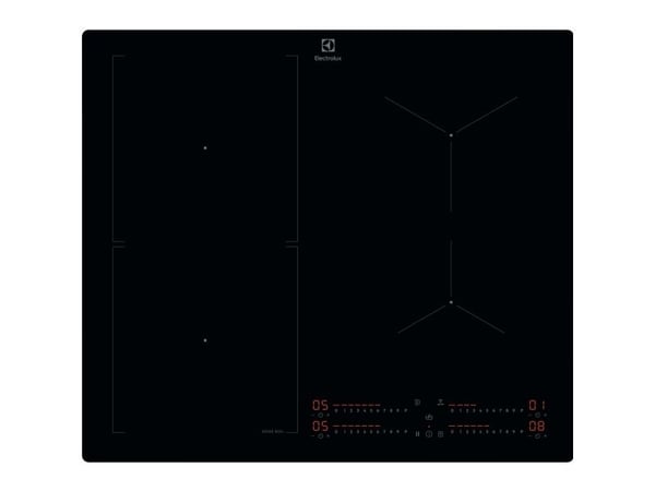 Electrolux KIS62453I, Svart, Innebygget, 60 cm, Sonebasert induksjon, Glass-keramikk, 4 zone(s)