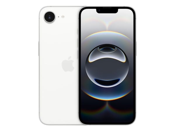 Apple iPhone 16e , 15,5 cm (6.1"), 2532 x 1170 piksler, 128 GB, 48 MP, iOS 18, Hvit
