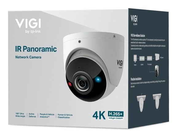 TP-Link InSight S485PI, IP-sikkerhetskamera, Utendørs, Koblet med ledninger (ikke trådløs), 44 m, 120 dB, Vegg