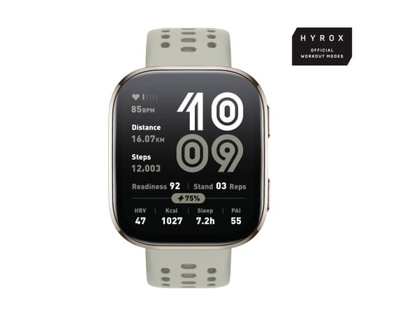 Amazfit Bip 6 aktivitetsarmband stengrå HYROX-läge