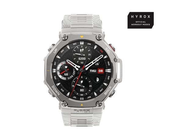 Amazfit T-Rex 3, 3,81 cm (1.5"), AMOLED, Berøringsskjerm, 32 GB, GPS, 68,3 g