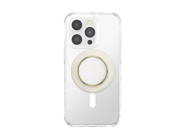 PopSockets Coconut Cream, Grep, Krem, Gull, Ingen mønster, Apple, iPhone 12+, 1 stykker