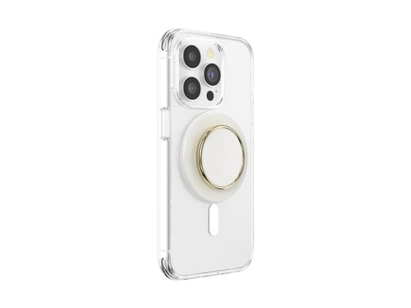 PopSockets Coconut Cream, Grep, Krem, Gull, Ingen mønster, Apple, iPhone 12+, 1 stykker