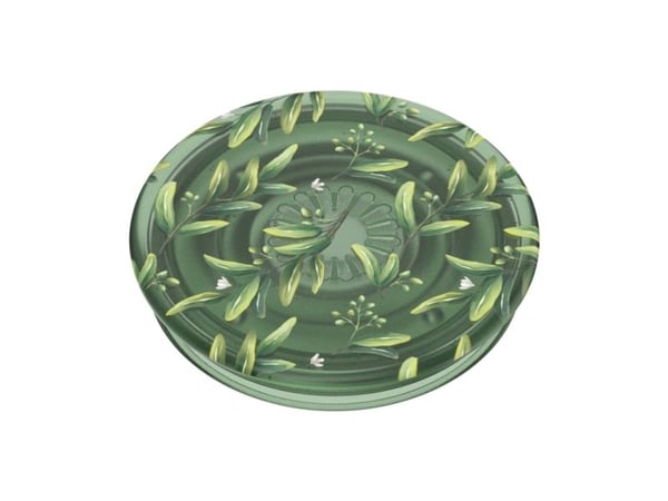 PopSockets 807373, Grippi, Oliivi, Kukkakuvio, Universaali, 1 kpl, 38,8 mm
