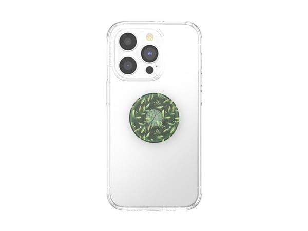 PopSockets 807373, Grippi, Oliivi, Kukkakuvio, Universaali, 1 kpl, 38,8 mm