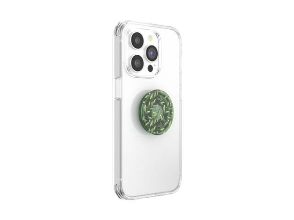 PopSockets 807373, Grippi, Oliivi, Kukkakuvio, Universaali, 1 kpl, 38,8 mm