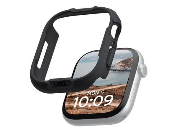 Urban Armor Gear 1A4417114040, Etui, Smartklokke, Svart, Apple, Watch Series 10: 46mm., Polykarbonat (PC)
