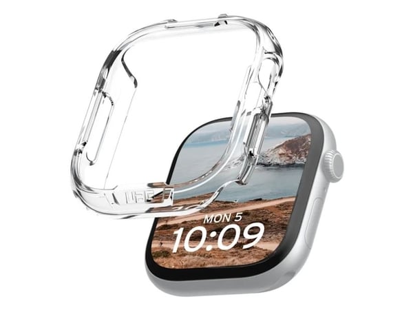 Urban Armor Gear 1A4417114G4G, Etui, Smartklokke, Gjennomsiktig, Apple, Watch Series 10: 46mm., Polykarbonat (PC)