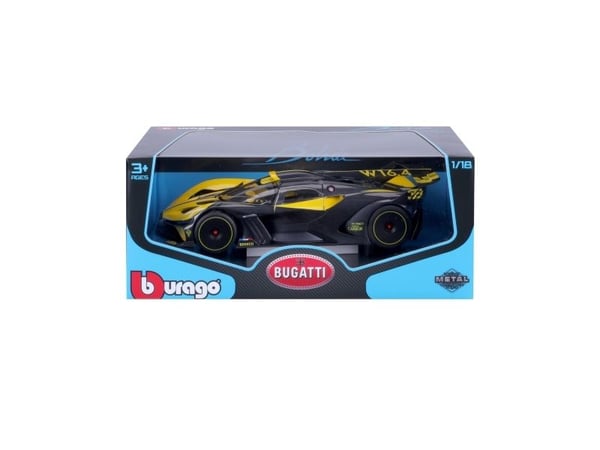 BBURAGO Bugatti Bolide 1:18, Superbil, Montert på forhånd, 1:18, Bugatti Bolide, Alle kjønn, Metall, Plast