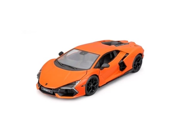 BBURAGO Lamborghini Revuelto, Superauton pienoismalli, Esikoottu, 1:24, Lamborghini Revuelto, Ei sukupuolirajoitusta, Metalli, Muovi