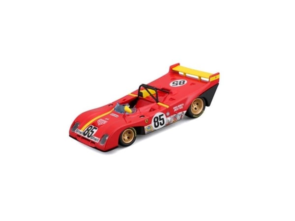 BBURAGO 1:43 kilpa-auton malli Ferrari 312 P 1972, 18-36302