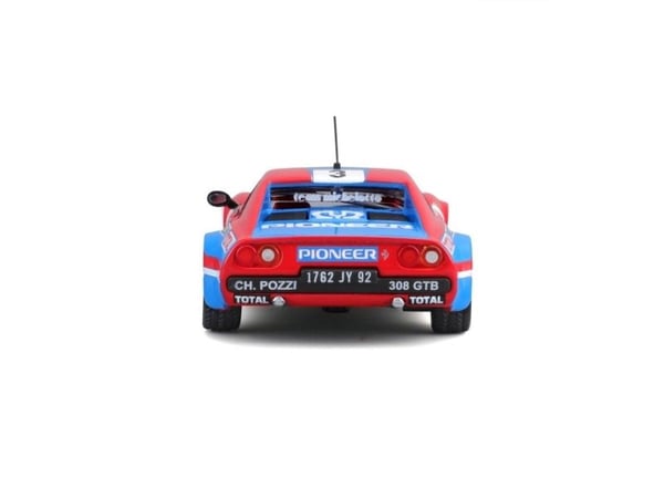 BBURAGO Ferrari 308 GTB 1982, Sportsbil, Montert på forhånd, 1:43, Ferrari 308 GTB, Alle kjønn, Metall, Plast