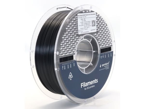 Gembird - Svart - 1 kg - 400 m - svart - färglåda - ABS-fiber (3D)