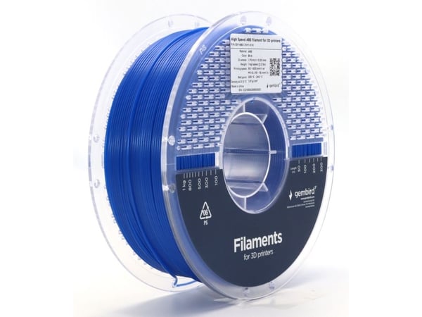 Gembird - Blå - 1 kg - 400 m - blå - fargeboks - ABS-filament (3D)