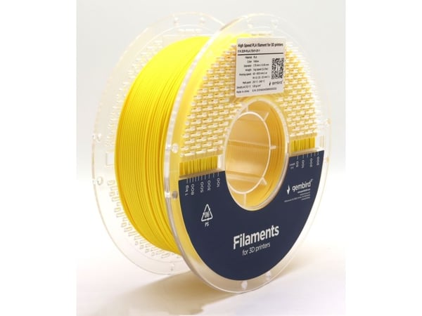 Gembird - Gul - 1 kg - 330 m - gul - fargeboks - PLA-filament (3D)