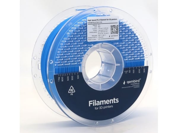 Gembird - Blå - 1 kg - 330 m - blå - fargeboks - PLA-filament (3D)