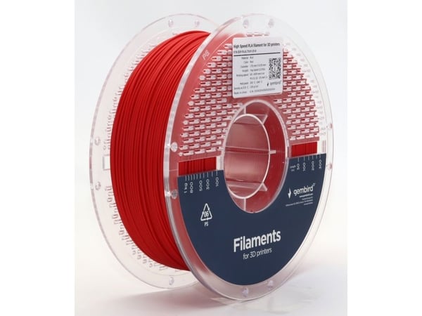 Gembird - Rød - 1 kg - 330 m - rød - fargeboks - PLA-filament (3D)