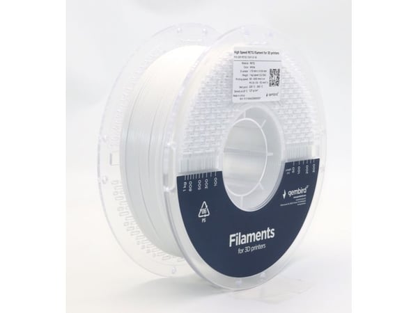 Gembird - Hvit - 1 kg - hvit - fargeboks - PETG-filament (3D)