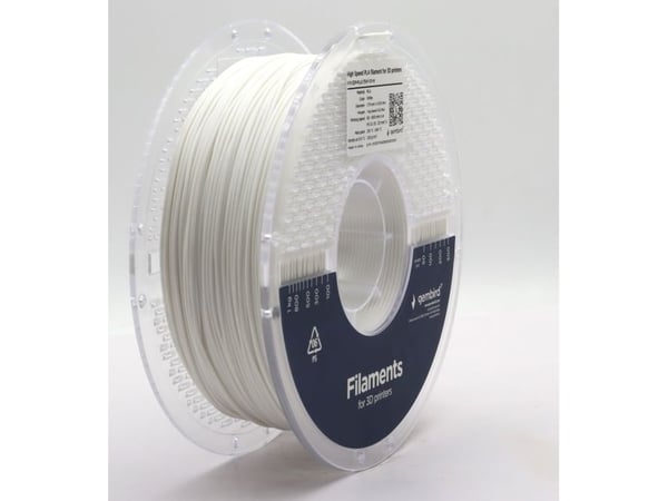 Gembird - Hvit - 1 kg - 330 m - hvit - fargeboks - PLA-filament (3D)