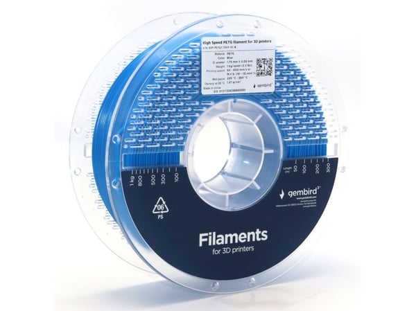 Gembird - Blå - 1 kg - blå - fargeboks - PETG-filament (3D)