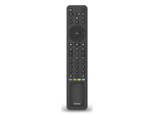 Hama 00221057, AV-mottaker, DVD/Blu-ray, TV, IR Kabelfri, Trykknapper, Svart