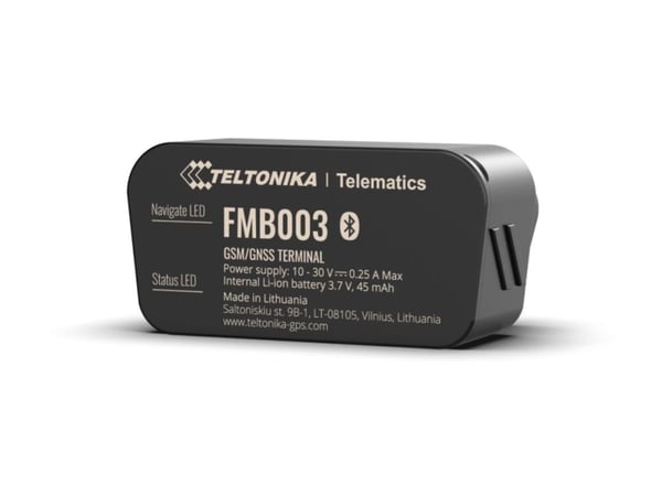 Teltonika FMB003, Auto, Musta, Pölynkestävä, Lämmönkestävä, Yksittäinen SIM, 850,900,1800,1900 MHz, IP41 Teltonika FMB003, Auto, Musta, Pölynkestävä, Lämmönkestävä, Yksittäinen SIM, 850,900,1800,1900 MHz, IP41