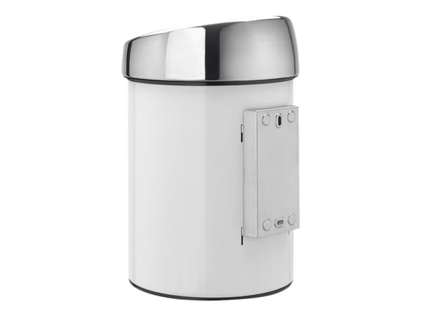 Brabantia Touch Bin - Søppelbøtte - skyvelokk - 3 L - hvit