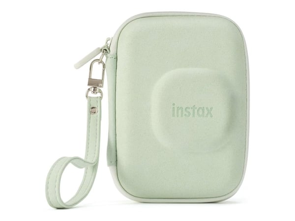 Fujifilm Instax - Fodral för direktbildskamera - mocka - matcha green - för Instax Mini