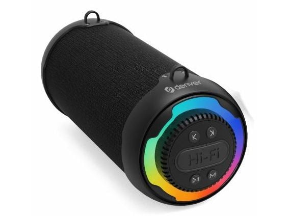 Denver BTG-213, 10 W, Langaton, 10 m, musta, Sylinteri, Painikkeet