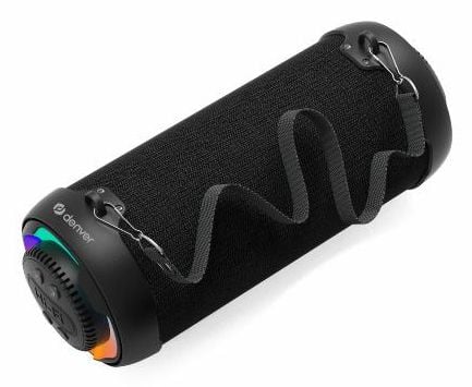 Denver BTG-213, 10 W, Langaton, 10 m, musta, Sylinteri, Painikkeet