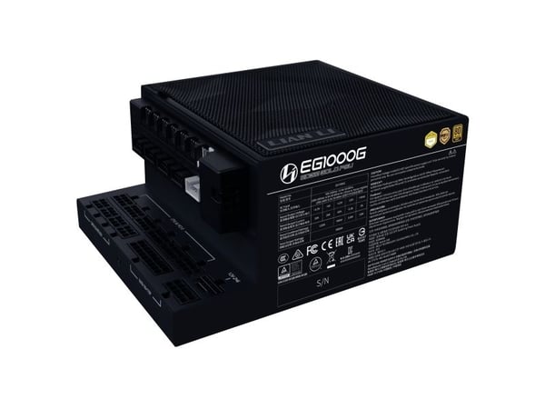Lian Li Edge Gold EG1000G - Strømforsyning (intern) - ATX12V 3.1 - 80 PLUS Gold - Cybenetics Gold - AC 100-240 V - 1000 watt - aktiv PFC - Europa -...