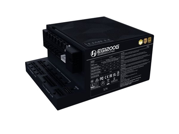 Lian Li Edge Gold EG1200G - Strømforsyning (intern) - ATX12V 3.1 - 80 PLUS Gold - Cybenetics Gold - AC 100-240 V - 1200 watt - aktiv PFC - Europa -...