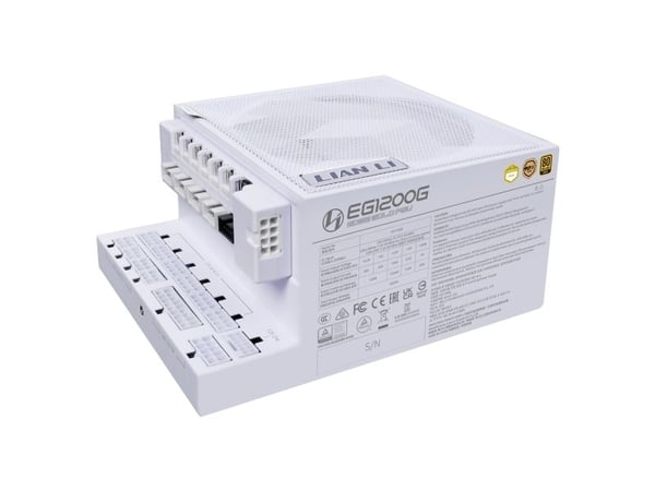 Lian Li Edge Gold EG1200G - Strømforsyning (intern) - ATX12V 3.1 - 80 PLUS Gold - Cybenetics Gold - AC 100-240 V - 1200 watt - aktiv PFC - Europa -...