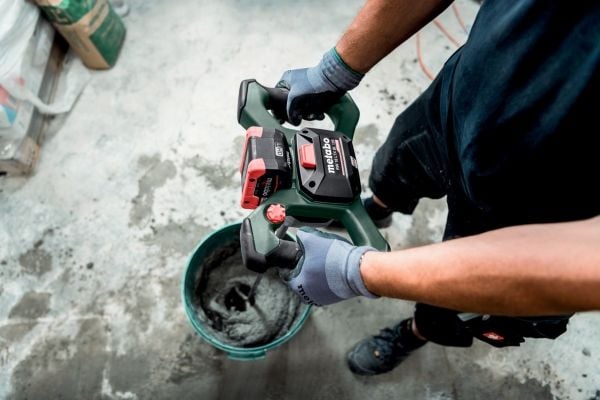 Metabo 601164850, Mørtel, Sort, Grønn, Satin Stål, M14, Trinn, Ergonomisk, 89 dB